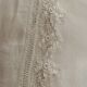 Linen tablecloth hand embroidery monogram an