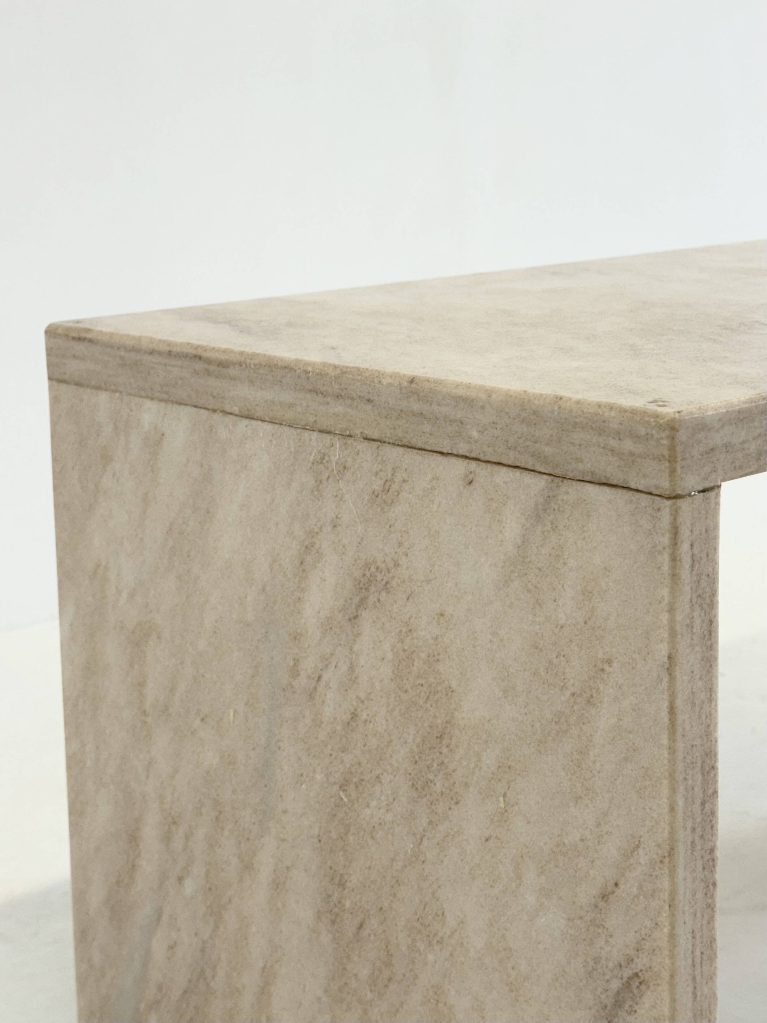 Italian marble palissandro coffee table or side table