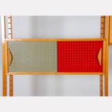Vintage Czech design wall unit from the 1970s