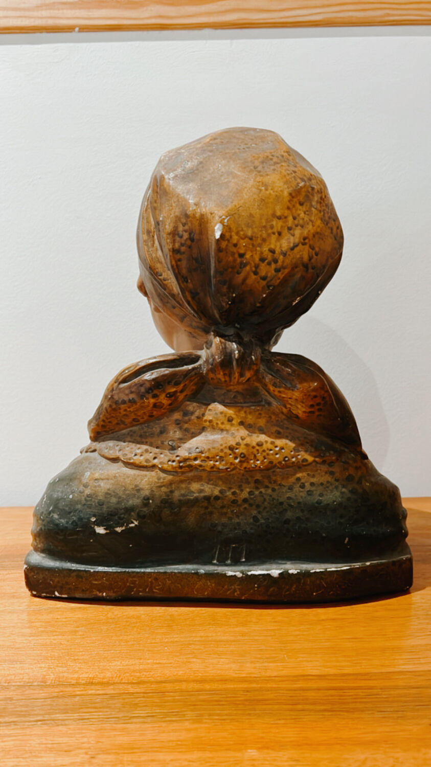 Vintage plaster bust