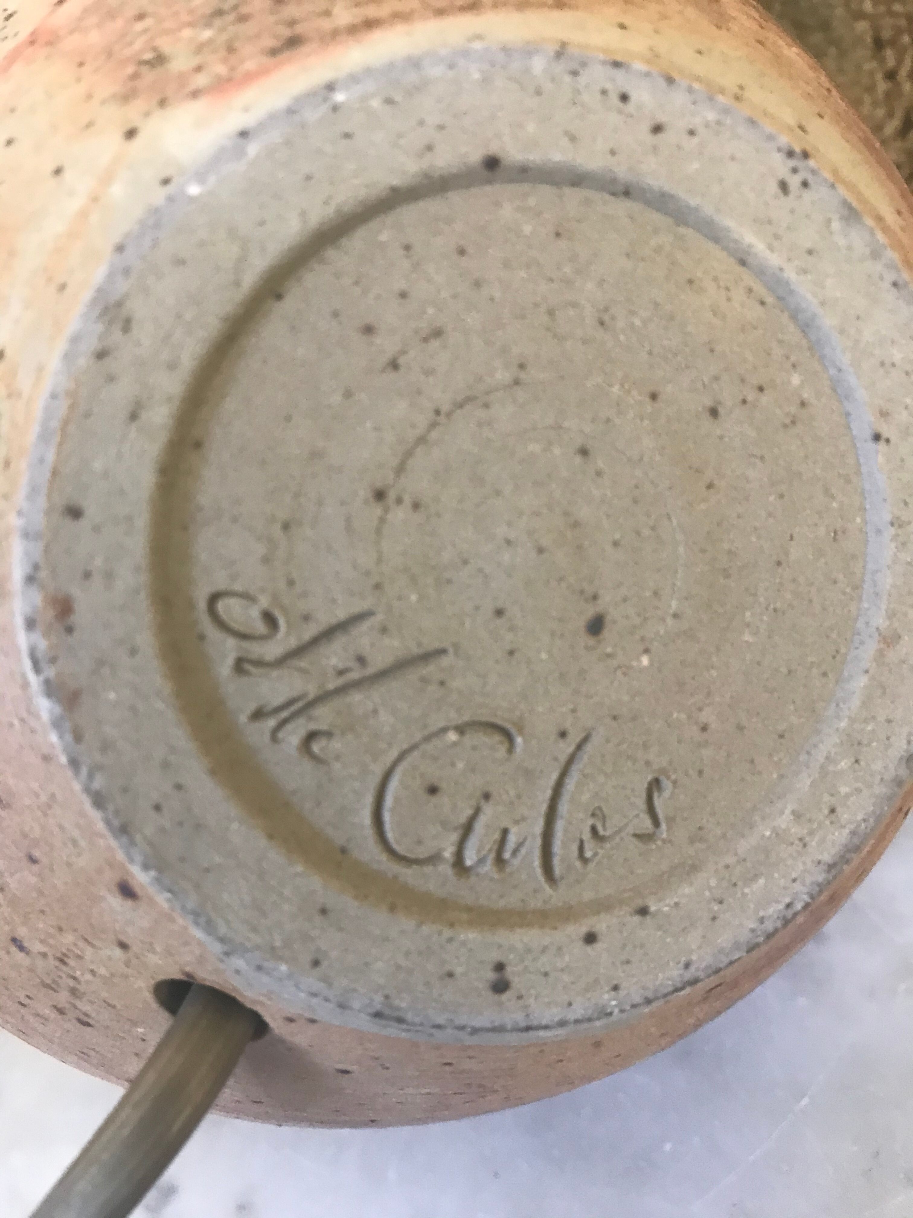 Vintage sandstone lamp foot