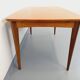 Rectangular dining table in vintage Scandinavian style from the 50s and 60s, made of teak.