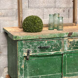 Old industrial workbench