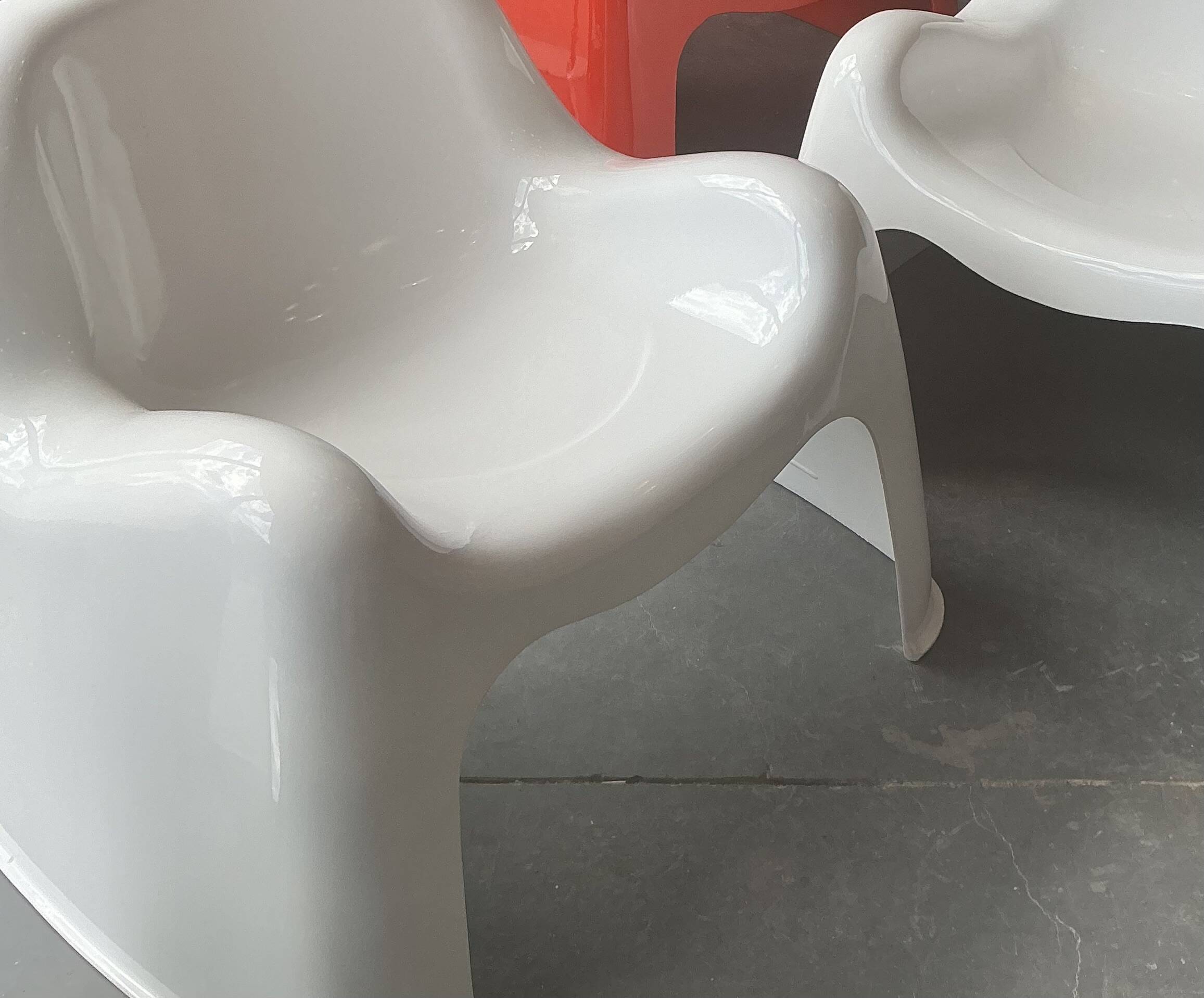 Pair of Toga armchairs by Sergio Mazza for Artemide 1968