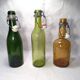 Trio old brewery bottles
