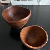 teak salad bowls from the 60s