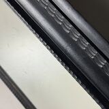 Ripple frame mirror black 20th century