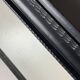 Ripple frame mirror black 20th century