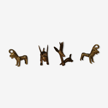 Animal Bronze Quartet - African Art