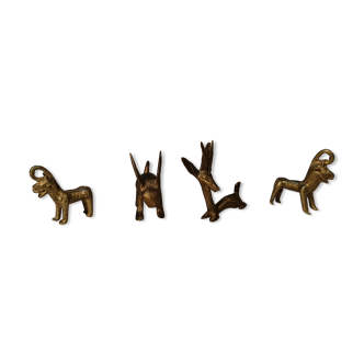 Animal Bronze Quartet - African Art