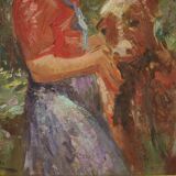 Signed painting from the 20th century