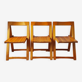 Vintage folding chairs Trieste Aldo Jacober