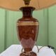 Vintage brown and gold table lamp