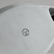 Avignon white porcelain dish in the shape of a goat.