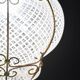 Venini Amazing Venetian Lantern in Murano Reticello Glass, 1950s