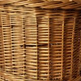 Vintage wicker laundry basket
