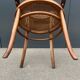 Fischel bistro armchair in wood and canework from the 50s/60s