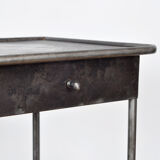 Set iron nightstand, 1920's