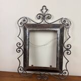 menu frame for restaurant in hammered iron period 1930-1940
