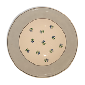 Plat terre de fer Digoin Sarreguemines