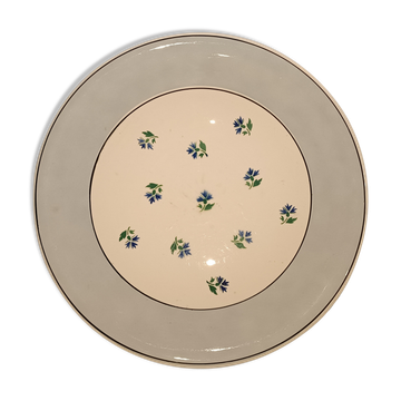 Plat terre de fer Digoin Sarreguemines