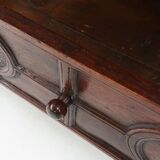 Unique 16th century French geometric sideboard in oak