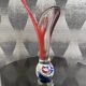 Vintage Murano tulip vase with sulphur base (1960)
