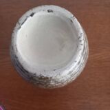 Vintage Artisanal Vase in Speckled Ceramic – Handmade (H 14cm)