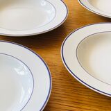 Hollow plates in Italian porcelain Tognana