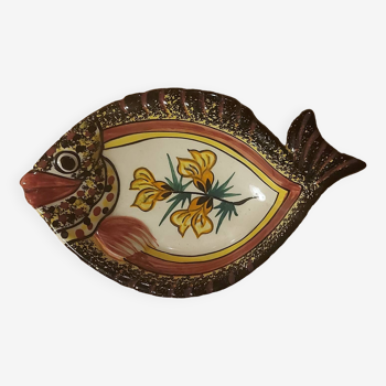 Henriot Quimper fish-shaped bowl