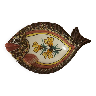 Henriot Quimper fish-shaped bowl