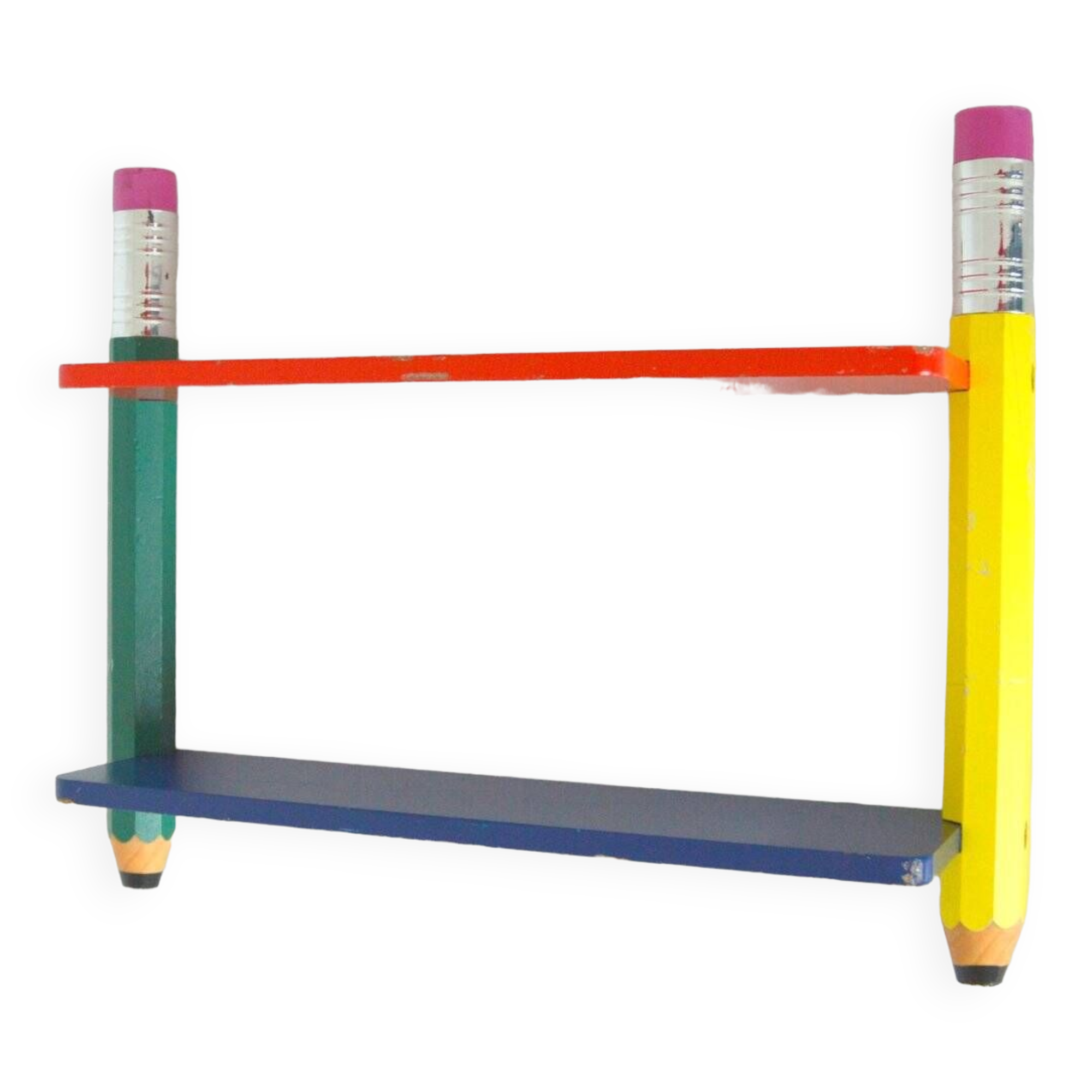 Small pencil wall shelf Pierre Sala clairefontaine collection 1980