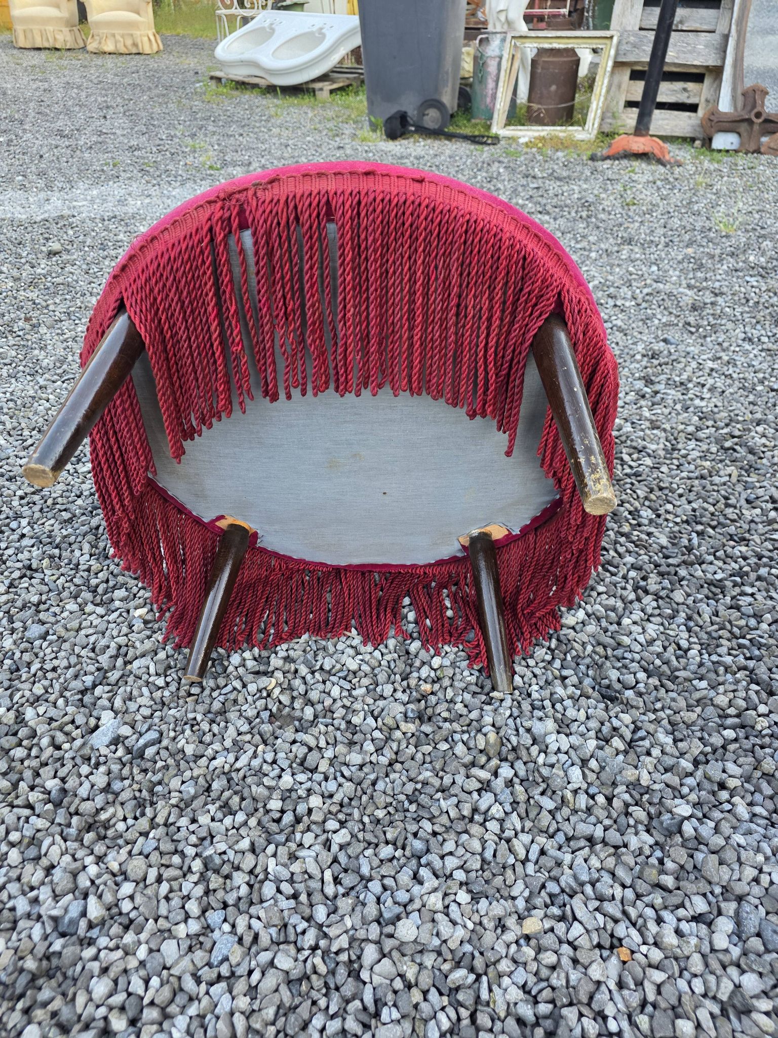 Pair of antique frog chairs