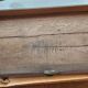 Jumping chest of drawers with 3 drawers in solid walnut, Restoration style.