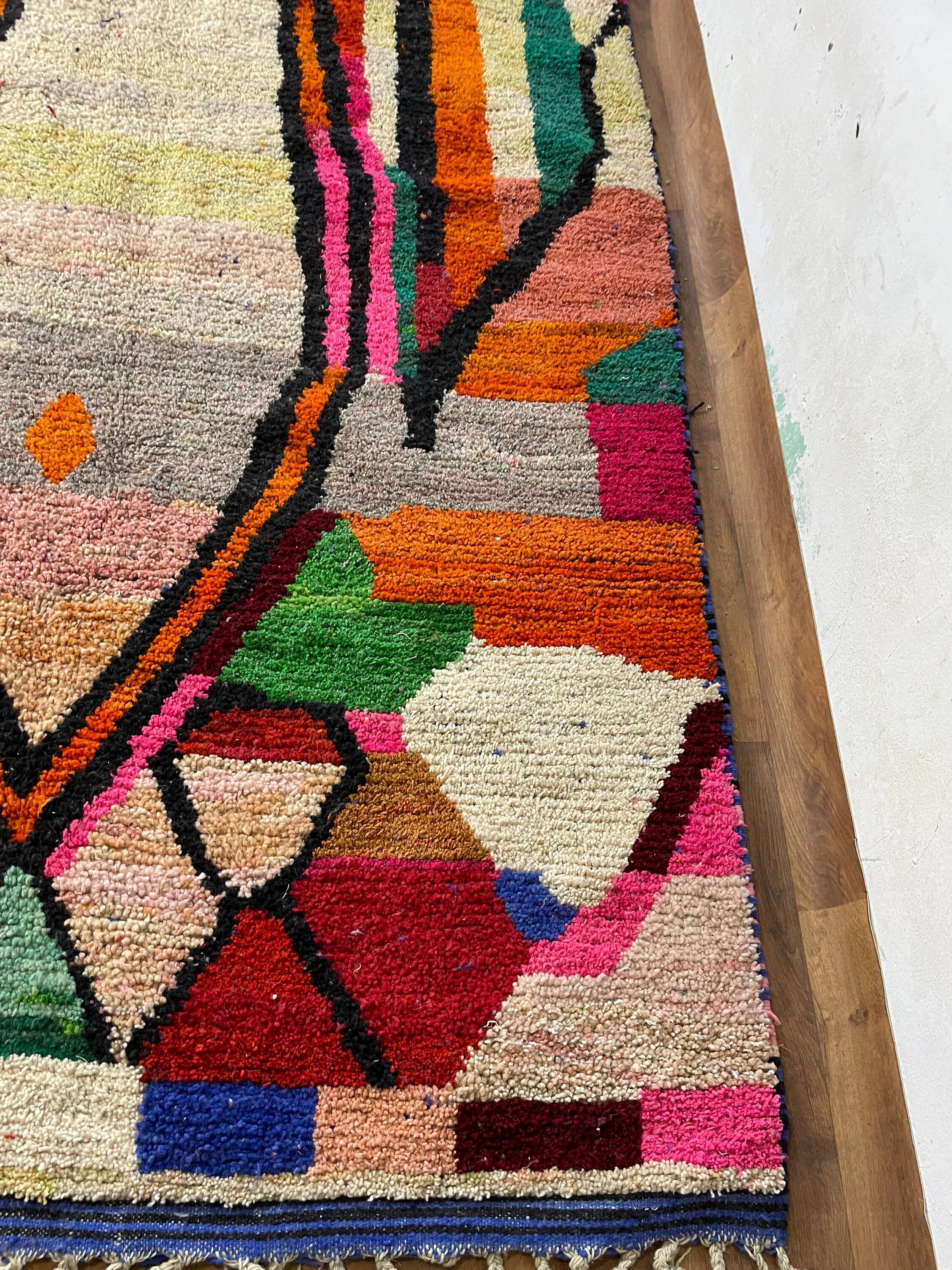 Traditional Berber rug 3x2 m