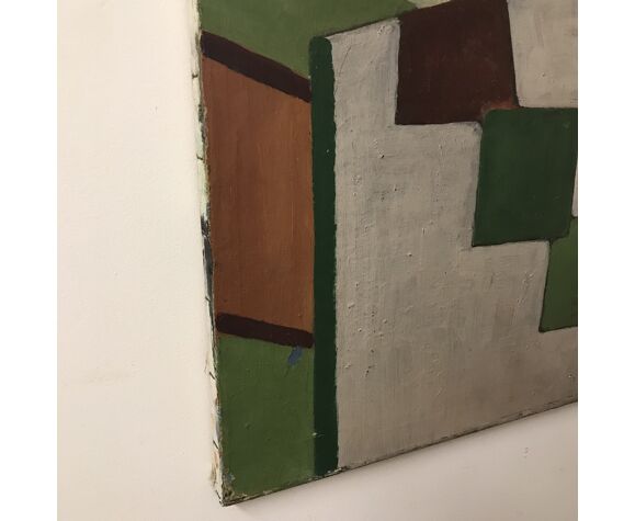 Abstract oil on canvas 1970