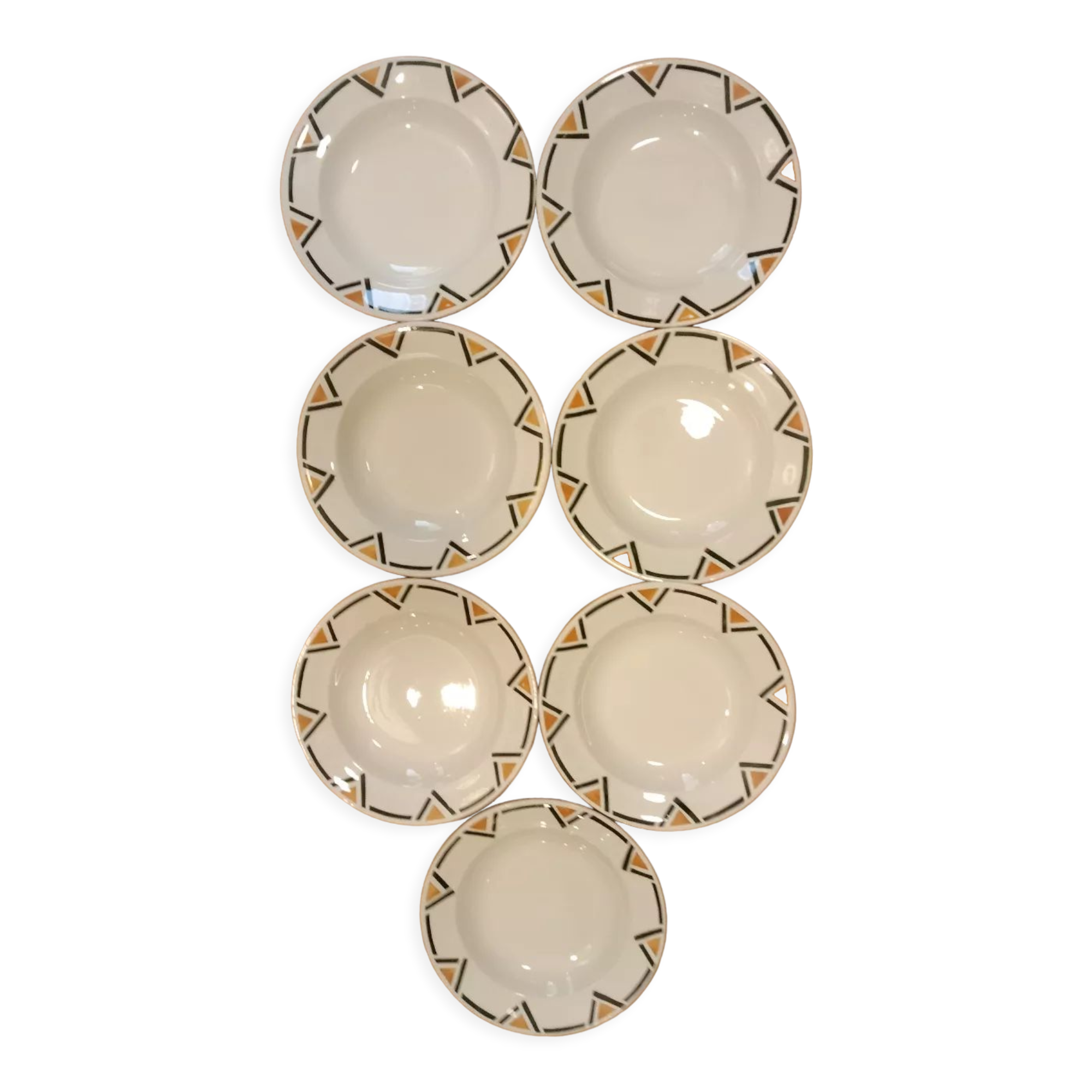 7 hollow plates Salins-Les-Bains