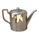Silver metal teapot WMF year 1960
