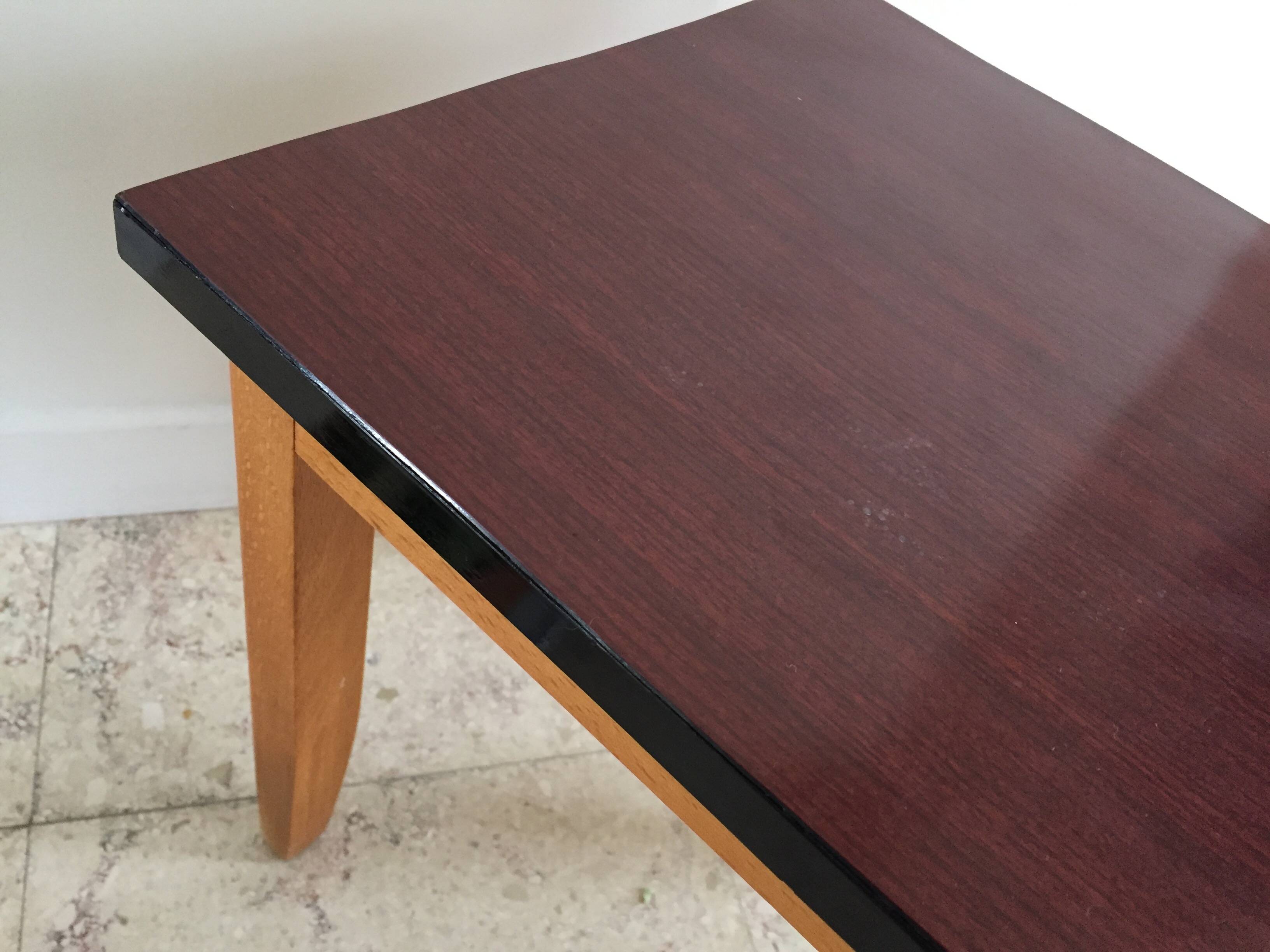 Vintage formica and wood stool