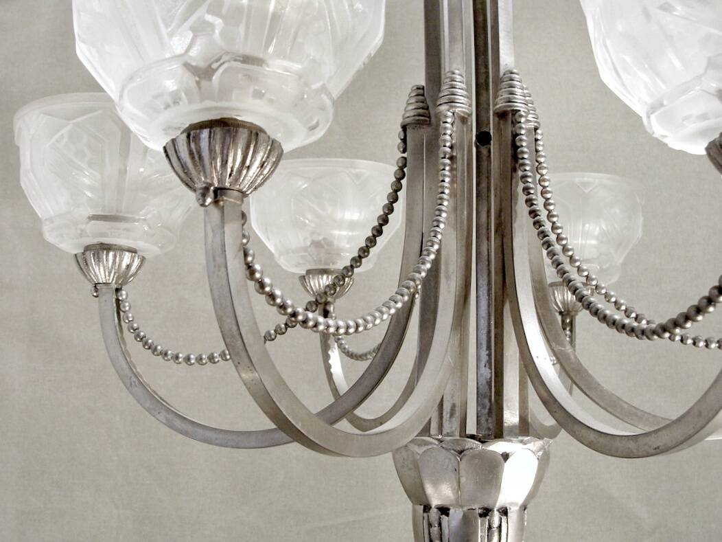 1930 chandelier with 6 lights