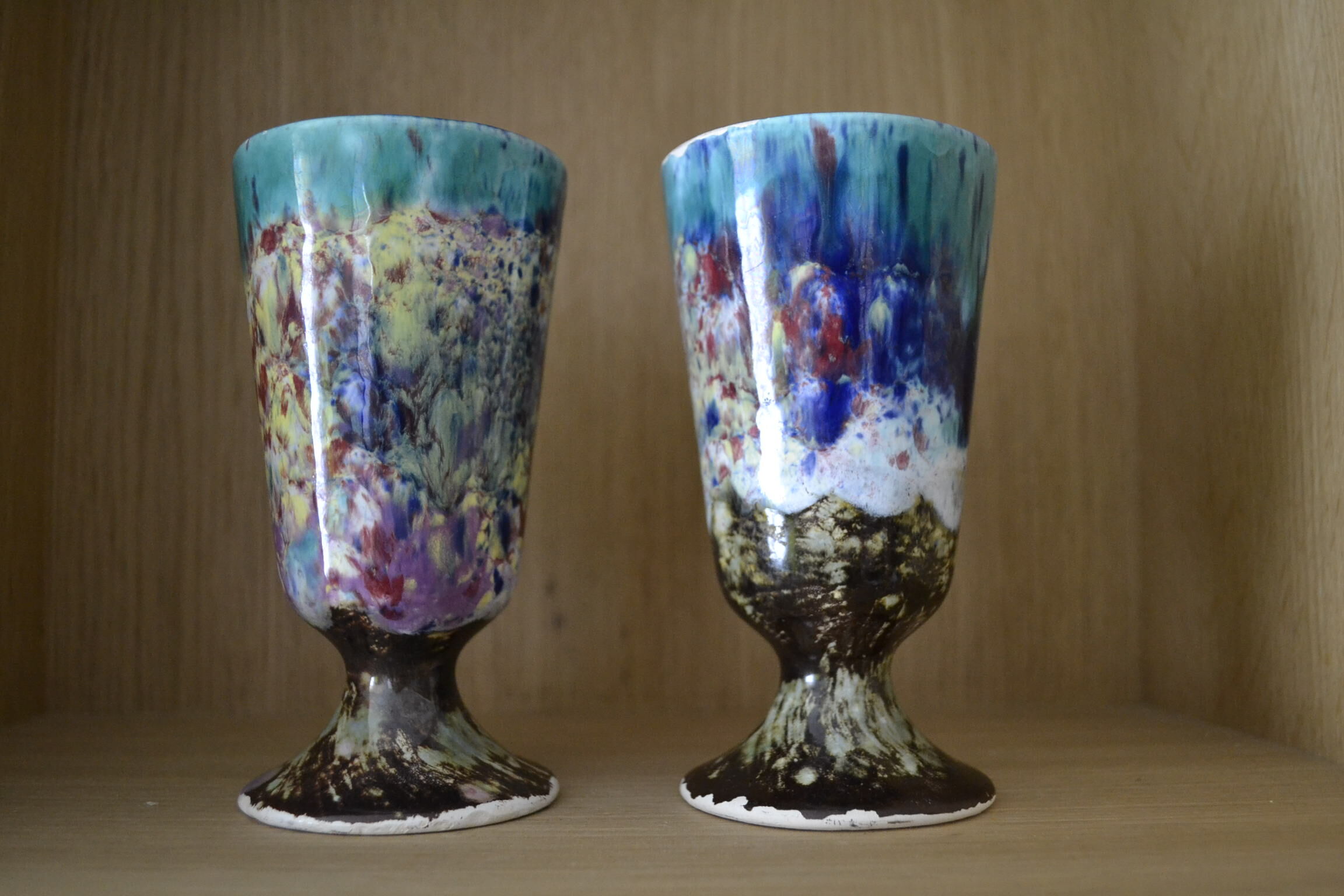 Multicolored Mazagrans of the Morvan