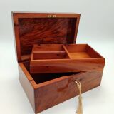 Thuya box locked with pearl encrusted key