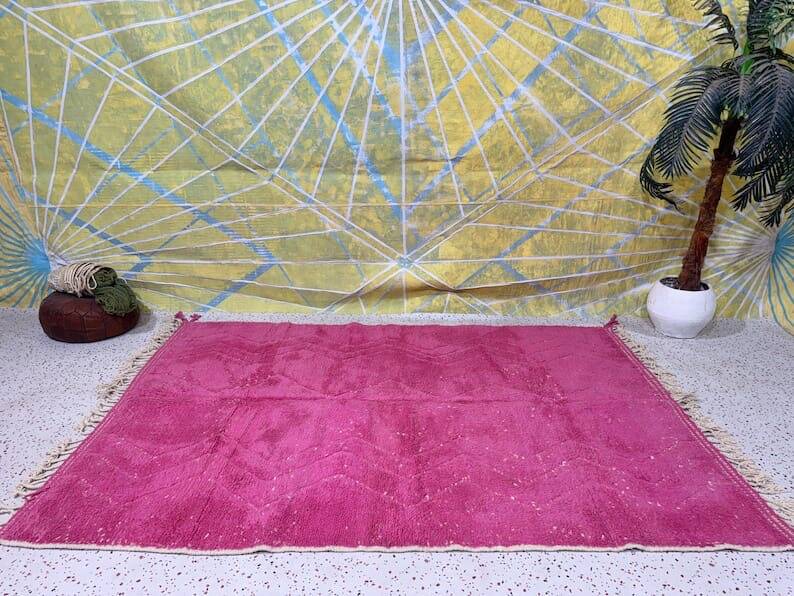 Traditional handmade Berber rug size 250 x 250 cm