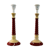 Pair of lamp legs, Louis Drimmer