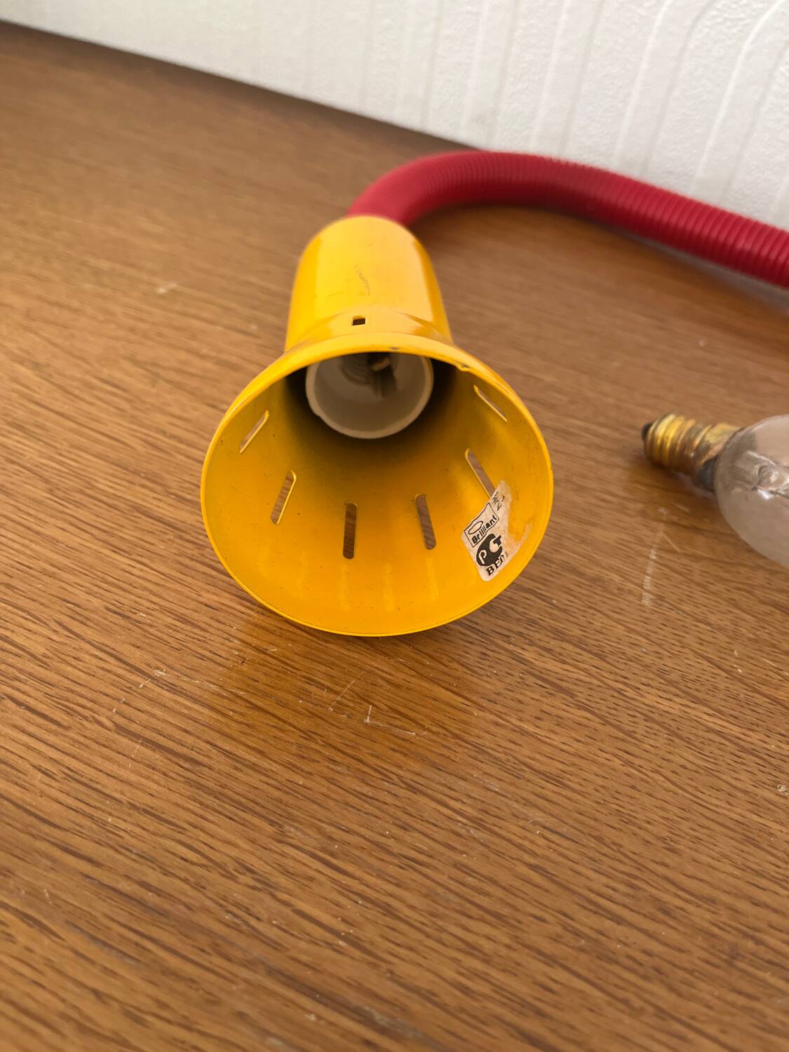 Lampe articulée de bureau avec pince Vintage