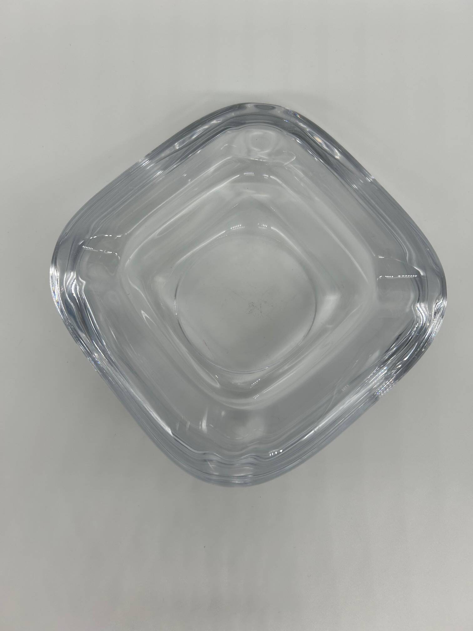 Large crystal ashtray