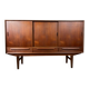 Vintage Scandinavian "highboard" sideboard in teak, 60s