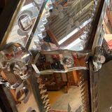 Grand miroir vénitien ancien à pare-close – début XXᵉ siècle