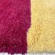 Burgundy, blue, young rug Handmade wool size 250cmx150cm