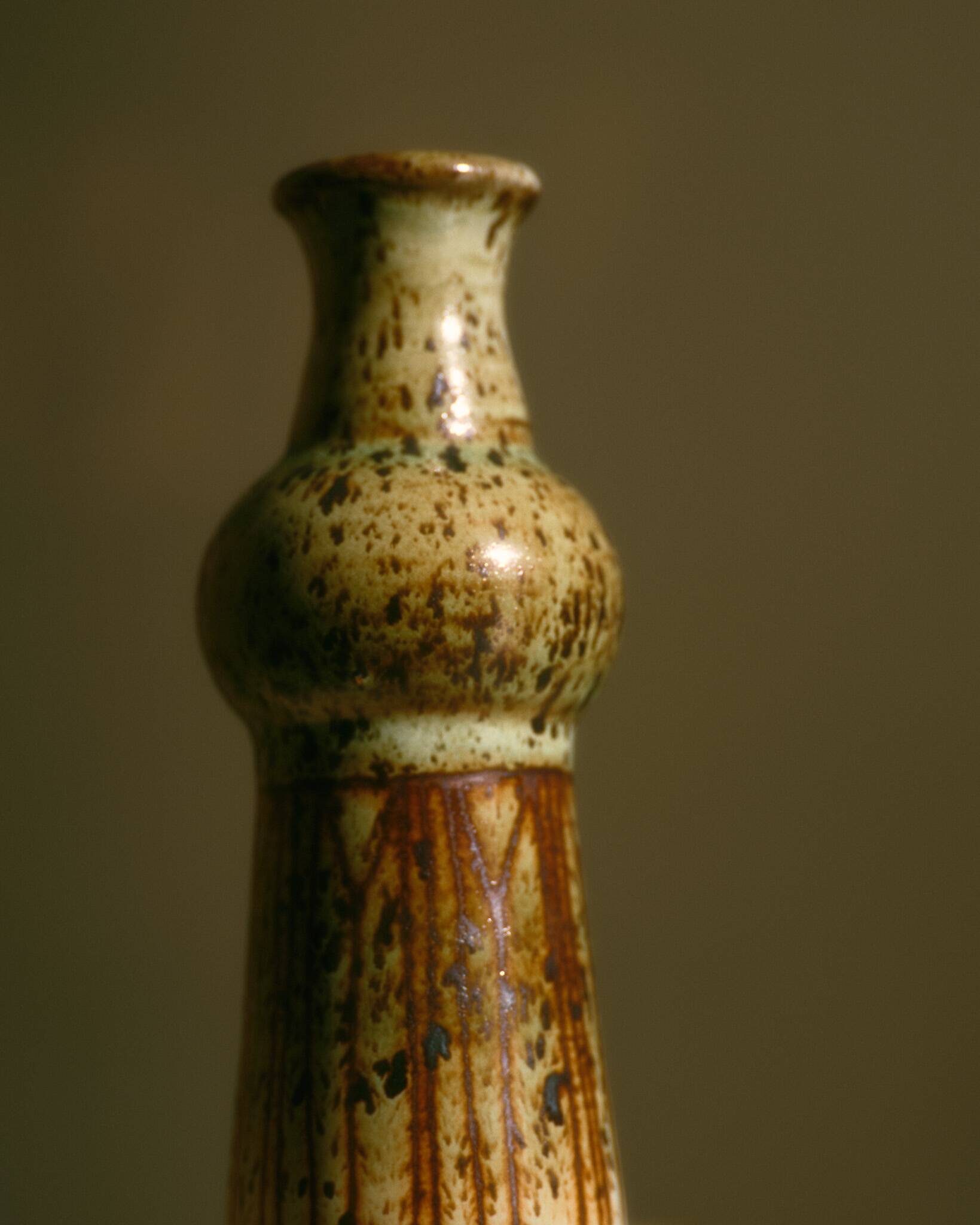 STONEWARE VASE, JACQUES POUCHAIN, 1960s